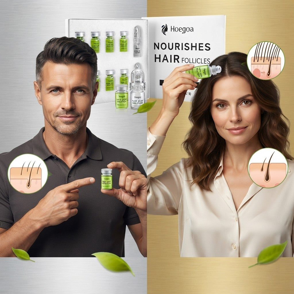 Hoegoa Hair Growth Serum and Scalp Care Kit